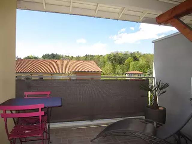 Valserhône 01200 Location appartement 2 pièces t2 au dernier étage