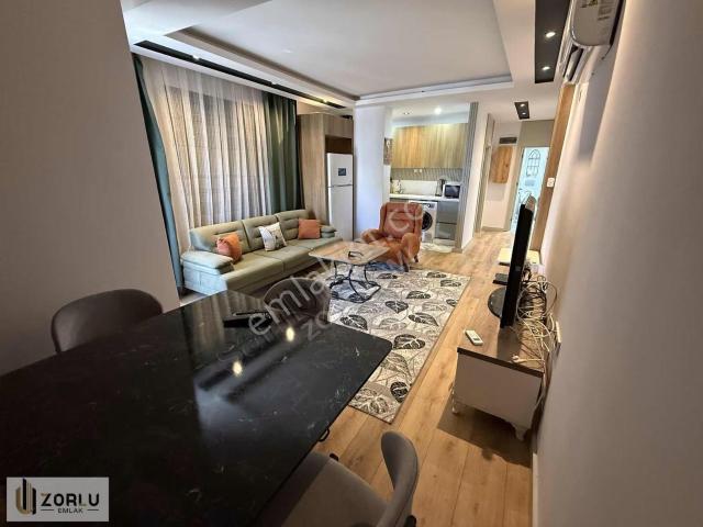 Varsak Demirel Mh. 2+1 Full Eşyalı Havuzlu Cam Balkonlu Satılık