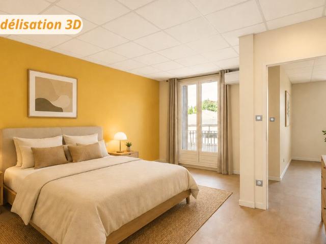 Vaste Bureau ou Appartement: 5 pièces: 4 balcons: 3 place. 166m² Beaune