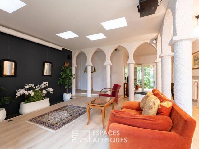 Vaste maison d'architecte avec piscine à louer meublée le RH