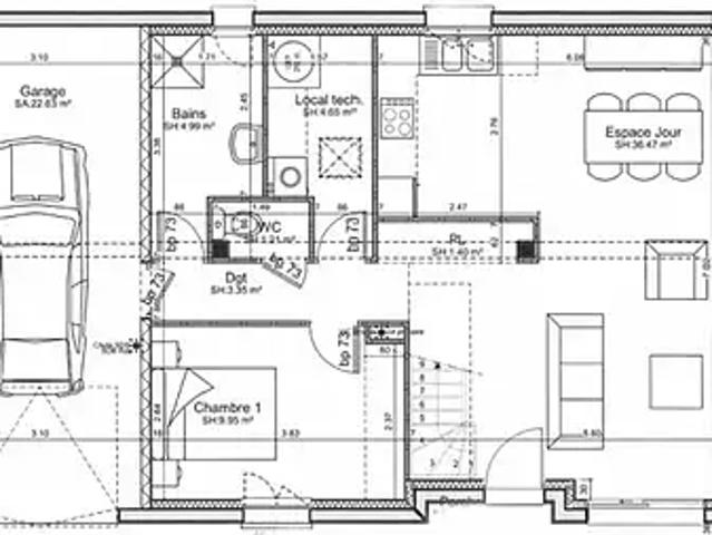 Vattetot sous Beaumont 76110 Programme neuf maison neuf à vendre 4 pièces