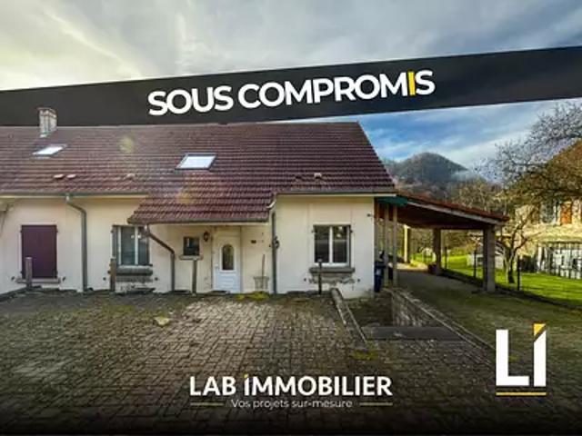 Vaufrey 25190 Achat / Vente maison 4 pièces t4 terrasse parking