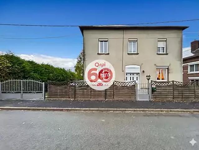 Bapaume 62450 Achat / Vente maison 4 pièces t4 jardin cave