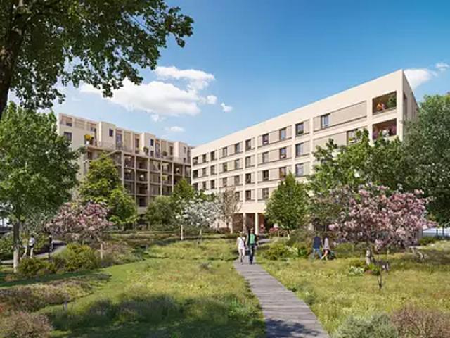 Vaulx en Velin 69120 Programme neuf appartement neuf à vendre t3 BBC TVA 5,5% Pinel