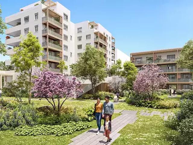 Vaulx en Velin 69120 Programme neuf appartement neuf à vendre t3 LMNP TVA 5,5% NF
