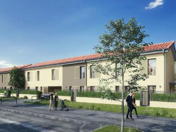 Vaulx en Velin quartier pavillonnaire du Village Nord