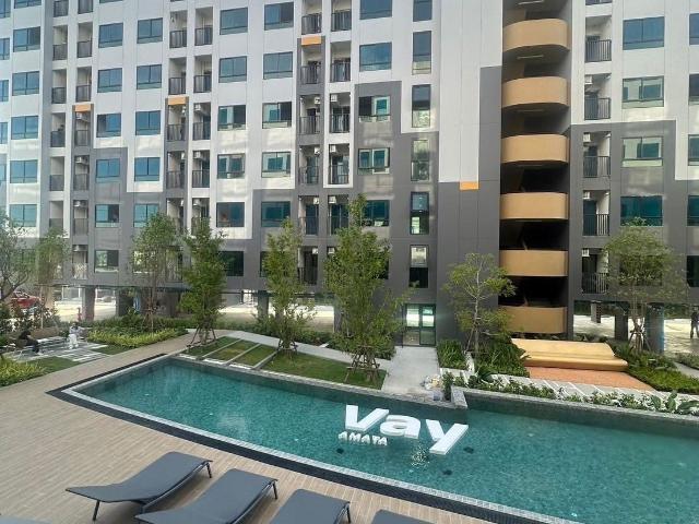 Vay เวย์ อมตะ ชลบุรีคอนโดใหม่พร้อมอยู่ ใกล้นิคมอมตะซิตี้ เพียง 1 นาที ผ่อนเบาๆ เดือนละ, บาท*061 6161