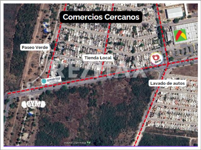 Renta 5 terrenos comerciales sobre Avenida Juan Pablo II Zona Poniente en Mérida