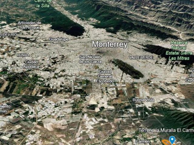 VENTA 80 HECTAREAS EL CARMEN NL/1.4 KM FRENTE CARR MTY MONCLOVA TRATO DIRECTO