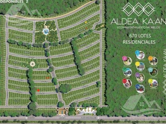 Venta terreno Aldea Kaan Puerto Morelos