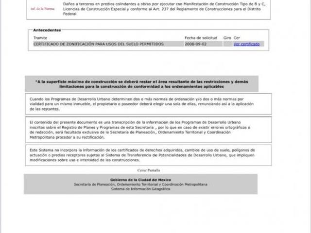 VENTA TERRENO COL. NARVARTE