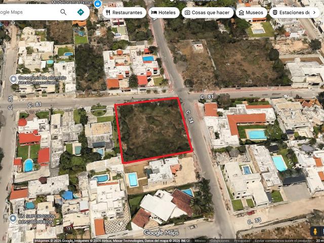 Venta Terreno Completamente Urbanizado En Esquina Y Certeza Jur?dica, Montes De Ame, M?rida