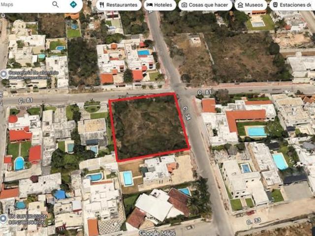 Venta Terreno Completamente Urbanizado En Esquina Y Certeza Jurídica, Montes De Ame, Mérida