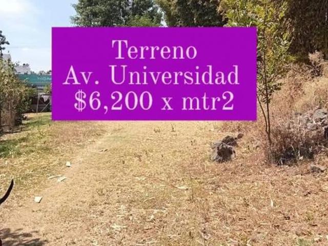 VENTA TERRENO EN AV. UNIVERSIDAD CUERNAVACA