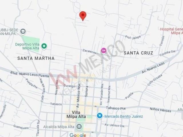 Venta Terreno Rústico, en Villa Milpa Alta