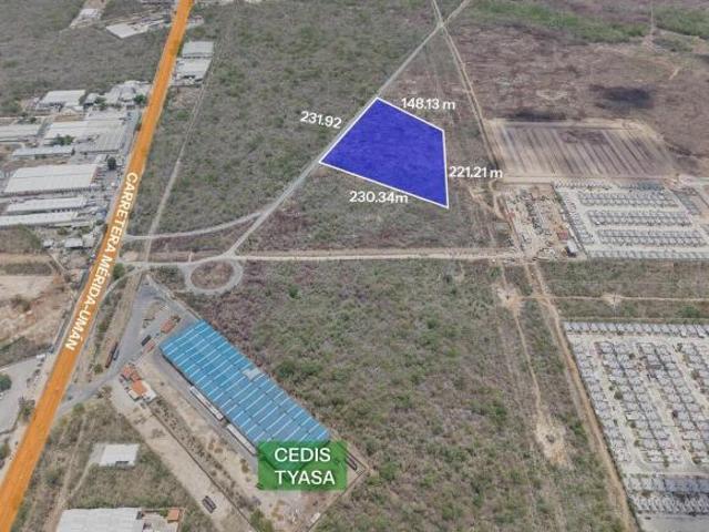Venta Terreno 4 HAS Uso Industrial en venta Zona Cedis Amazon, Yucatán