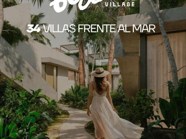VENTA VILLAS A PIE DE PLAYA SANTA CLARA YUCATAN