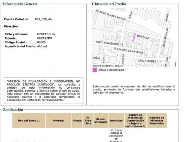 VENTA Bodega a precio de terreno en Col. Guerrero a 2 cuadras de Reforma