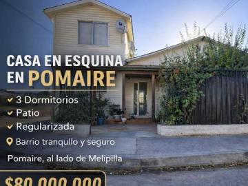 Venta casa melipilla regularizada