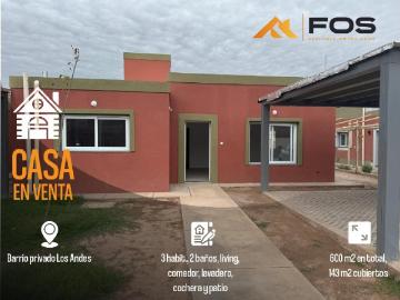 Venta Casa Apta Crédito Hipotecario En Barrio Privado Los Andes Santa Lucia