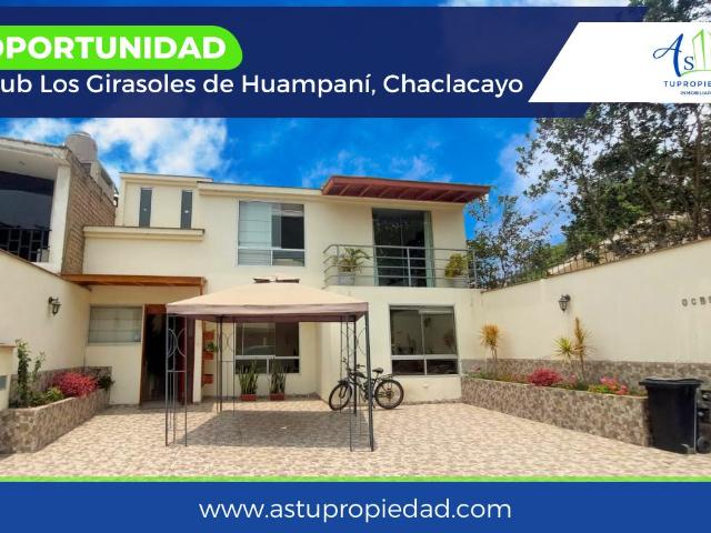 VENTA CASA CLUB LOS GIRASOLES CHACLACAYO