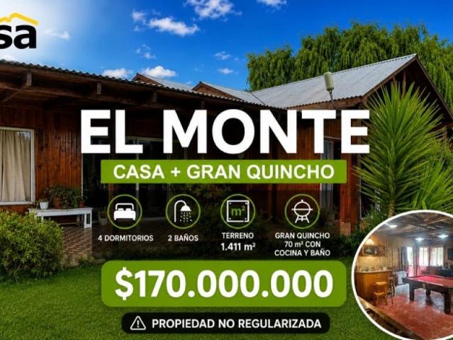 Venta casa el monte condominio el maitén