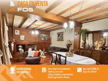 Venta Casa Equipada 4 Dormitorios En Barrio Privado Rivadavia