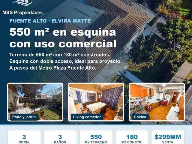 Venta Casa Puente alto Eyzaguirre con nemesio vicuña