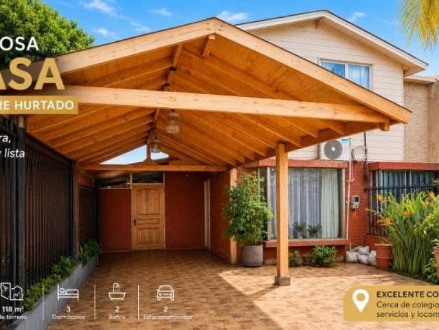 Venta casa padre hurtado segunda transversal con ignacio carrera pinto