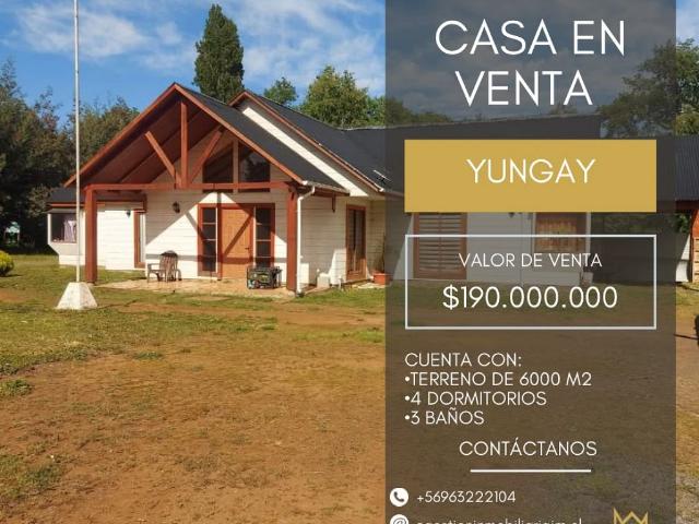 VENTA CASA 4HAB 3BA YUNGAY