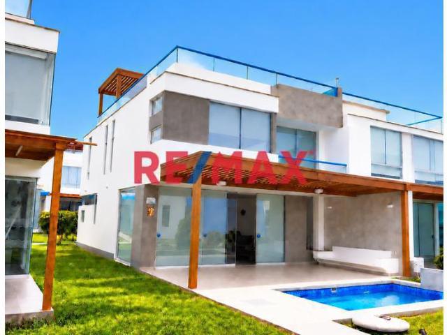 Venta Da Casa De Playa En Condominio Mallorca Asia Con 2 Piscinas Y 2 Estacionamientos