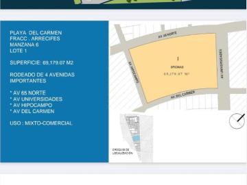 Venta de 7 Hect?reas $5,200 M2, Av. Universidad Con 65, Playa del Carmen, Q. Roo. Clave CLAU134