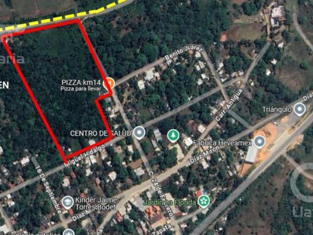 Venta de Terreno Comercial de 3.41 Hectáreas en Av. 24 de Febrero, Km. 14, Cosoleacaque, Veracruz