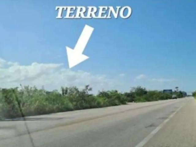 VENTA DE TERRENO SOBRE CARRETERA AVENIDA PRINCIPAL EN EL PUERTO DE CHICXULUB A POCOS METROS OXXO