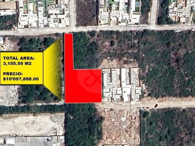 Venta de terreno en Dzitya de m?s 3,000 m2