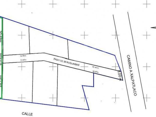 Venta de Terreno en Privada en Atlixco Xalpatlaco