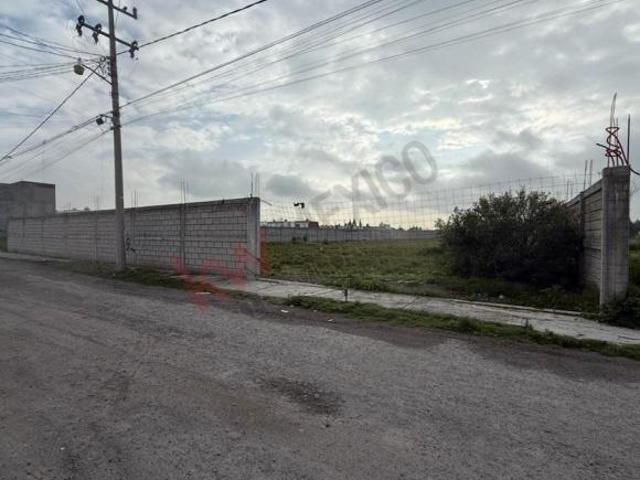 Venta de terreno en San Mateo Atenco, totalmente bardeado