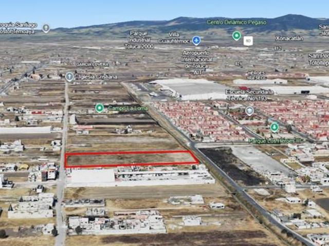 VENTA DE TERRENO EN SANTA MAR?A TOTOLTEPEC EN TOLUCA