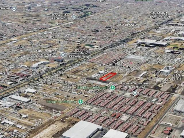 VENTA DE TERRENO EN SANTA MARIA TOTOLTEPEC EN TOLUCA