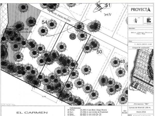 Venta de Terreno Residencial en El Carmen, Atlixco. Blvd. Diego Rivera