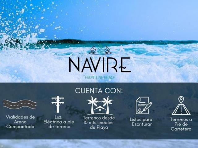 Venta de Terreno residencial frente al mar en Santa Clara, Yucatán Navire