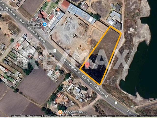 VENTA DE TERRENO SOBRE CARRETERA SAN FELIPE DEL PROGRESO IXTLAHUACA