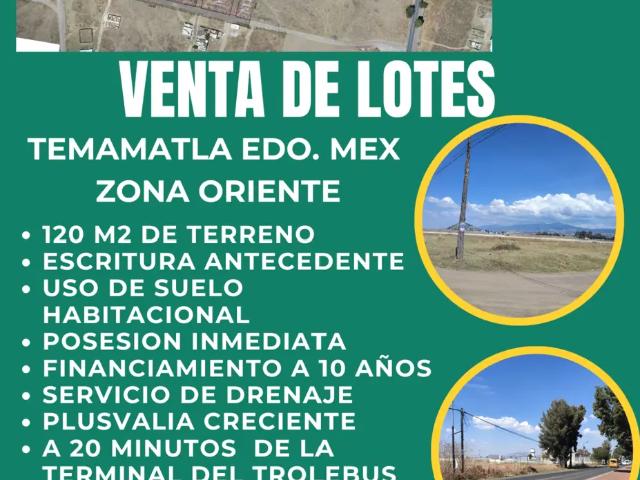 VENTA DE TERRENO USO DE SUELO HABITACIONAL
