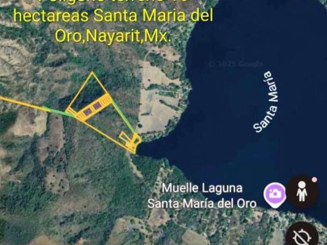 VENTA DE TERRENO 16 HECTAREAS CON FRENTE LAGUNA SANTA MARIA