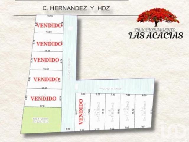 Venta de terreno 8 en Fraccionamiento en Coatepec