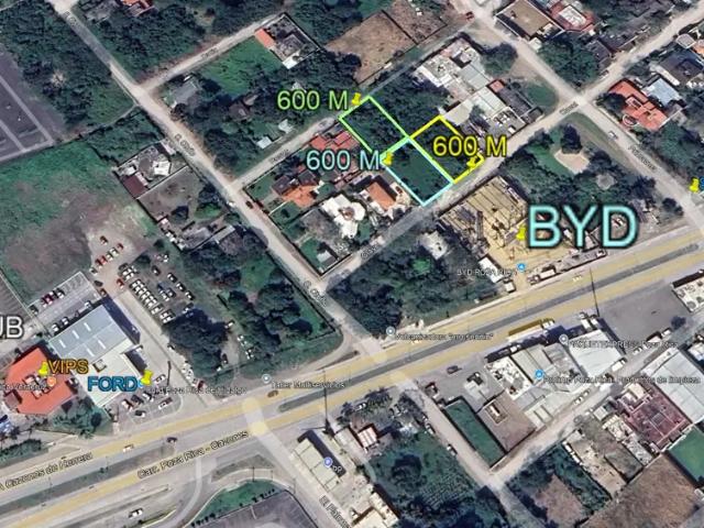 VENTA DE TERRENOS 3 CON SUPERFICIES DE 600 M2 20X30 COL PRIMAVERA ATRAS AGENCIA BYD