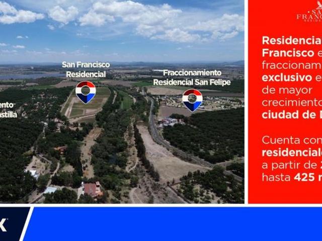 VENTA DE TERRENOS HABITACIONALES EN SAN FRANCISCO RESIDENCIAL 4