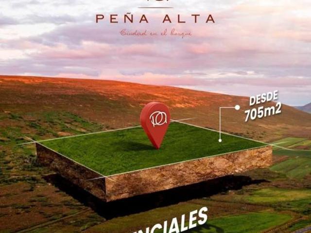 VENTA DE TERRENOS PEÑA ALTA