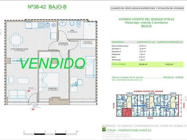 Venta de vivienda en Chinchibarra Capuchinos
