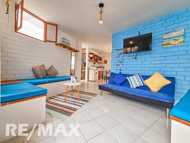 Venta De Acogedor Departamento Tipo Bungalow Con Terraza, En Condominio Cerrado Playa Los Pulpos
